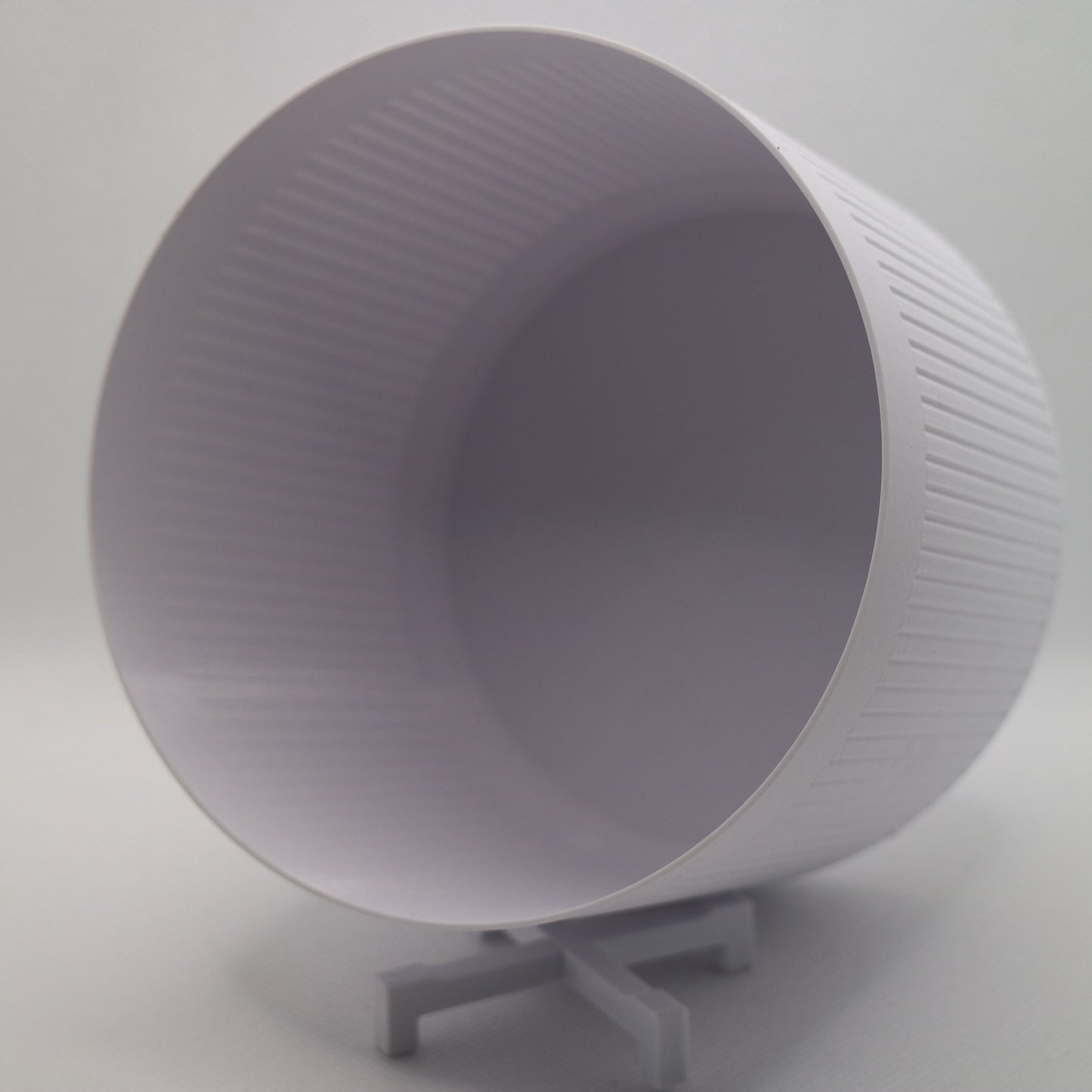 Indoor Plant Pot - Stripe pattern circular pot / planter - Eco-friendly, sustainable, biodegradable plastic - Gift - Present - 3D Printed