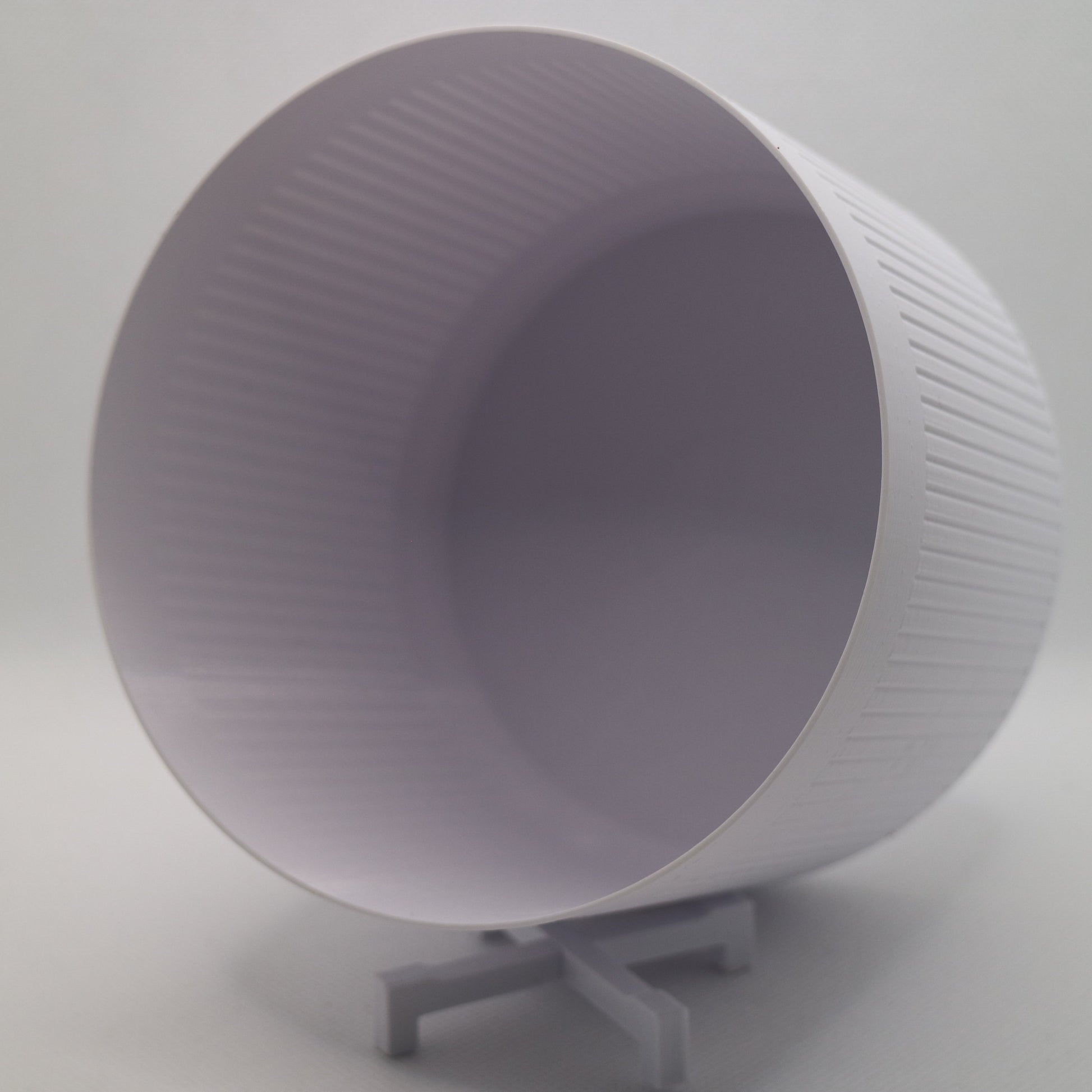 Indoor Plant Pot - Stripe pattern circular pot / planter - Eco-friendly, sustainable, biodegradable plastic - Gift - Present - 3D Printed