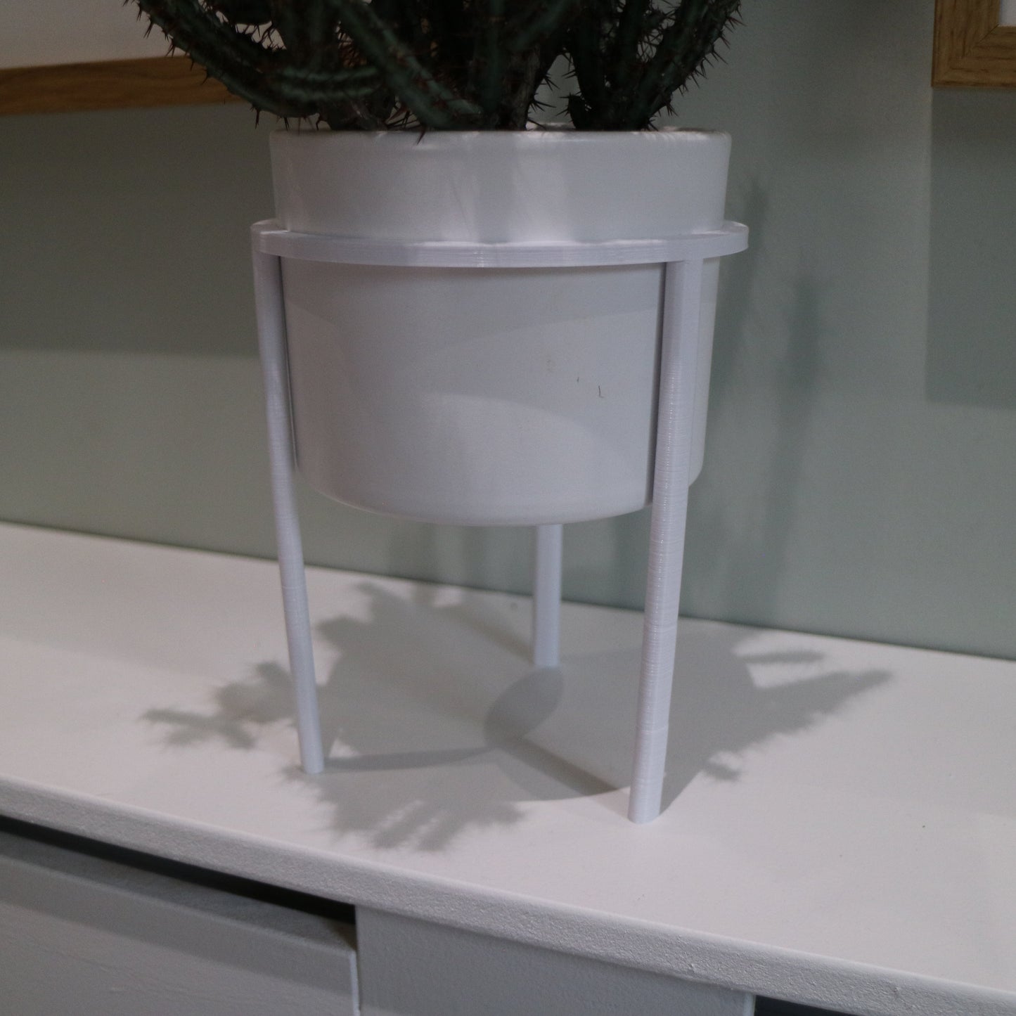 Plant Pot Stand (x3) for plant pot / planter - Eco-friendly, sustainable, biodegradable plastic - Gift - Present - 3D Printed - 12 colours