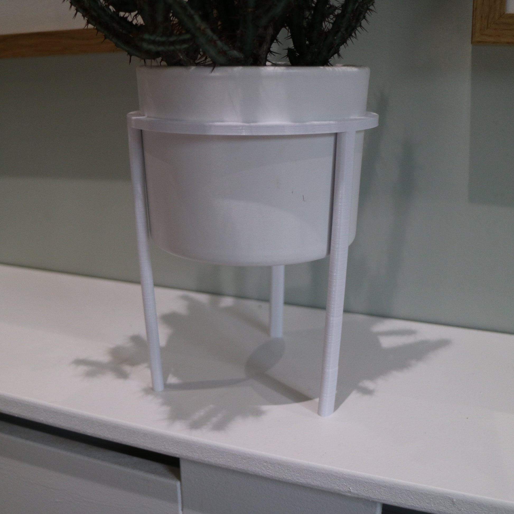 Plant Pot Stand (x3) for plant pot / planter - Eco-friendly, sustainable, biodegradable plastic - Gift - Present - 3D Printed - 12 colours