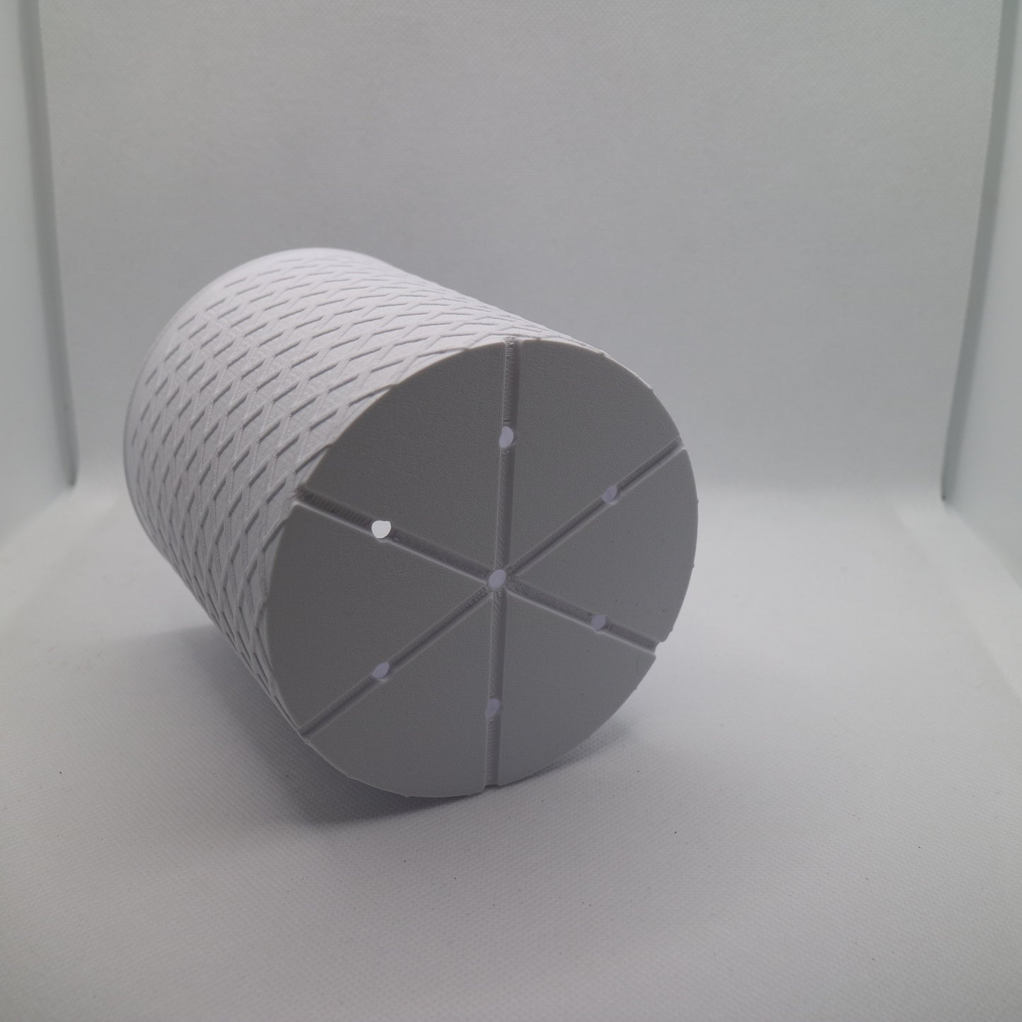 Indoor Plant Pot - Diamond pattern pot / planter - Eco-friendly, sustainable, biodegradable plastic - Gift - Present - 3Deco 3D Printed