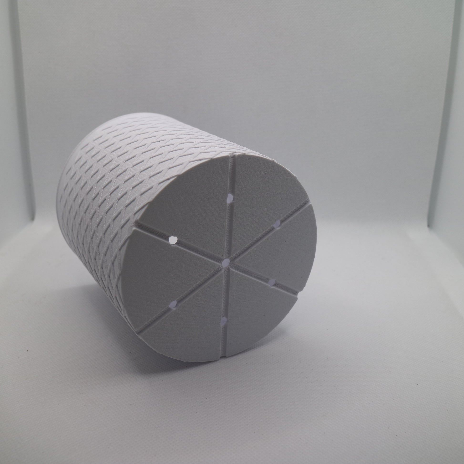 Indoor Plant Pot - Diamond pattern pot / planter - Eco-friendly, sustainable, biodegradable plastic - Gift - Present - 3Deco 3D Printed