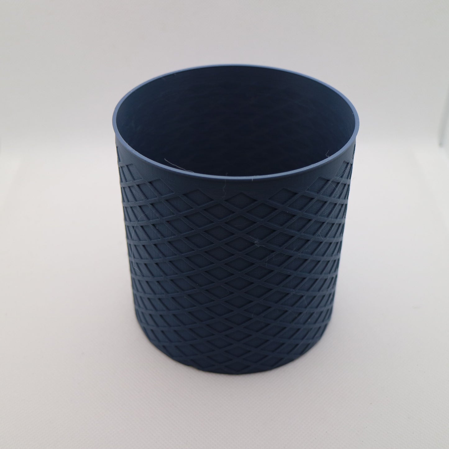 Indoor Plant Pot - Diamond pattern pot / planter - Eco-friendly, sustainable, biodegradable plastic - Gift - Present - 3Deco 3D Printed