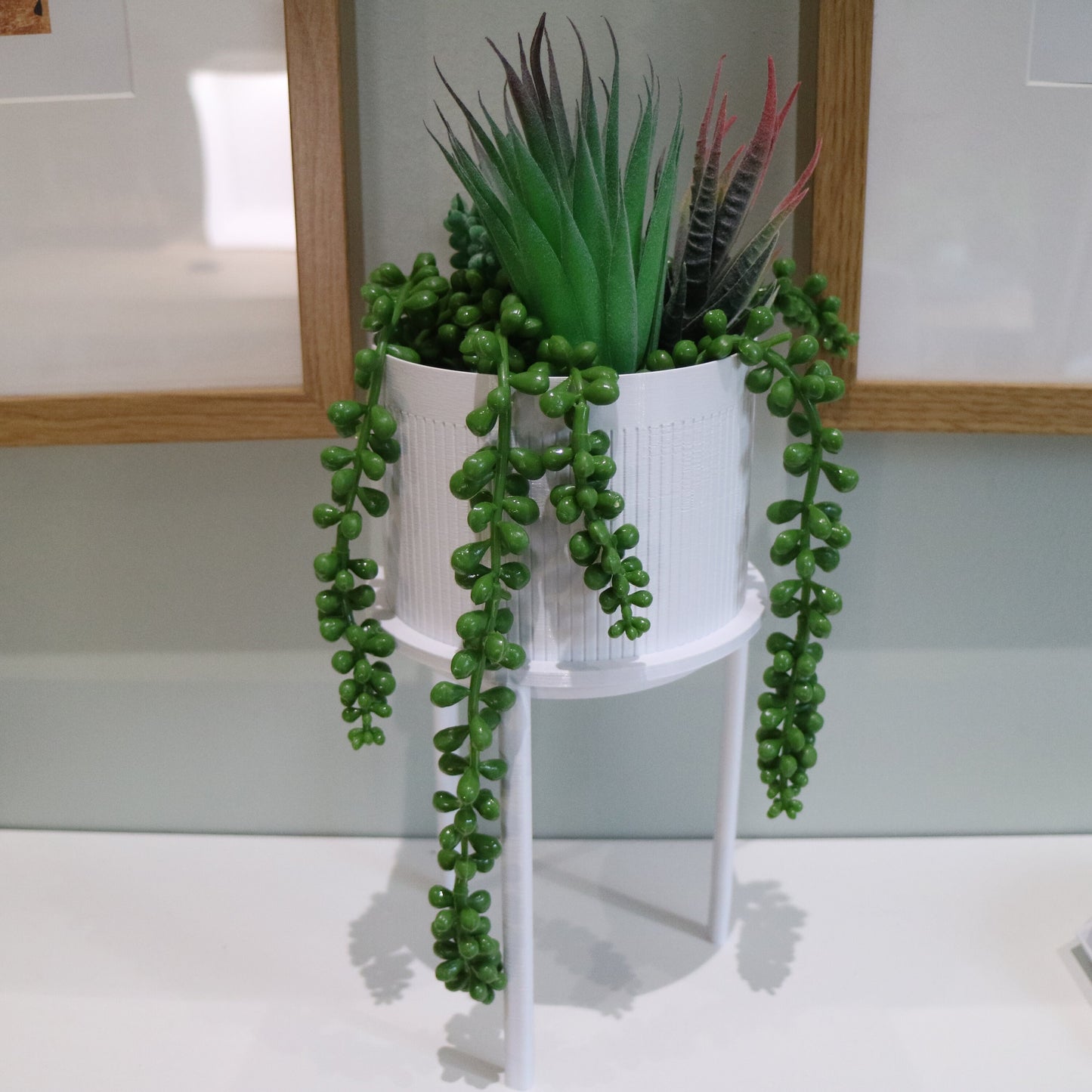 Plant Pot Stand (x3) for plant pot / planter - Eco-friendly, sustainable, biodegradable plastic - Gift - Present - 3D Printed - 12 colours