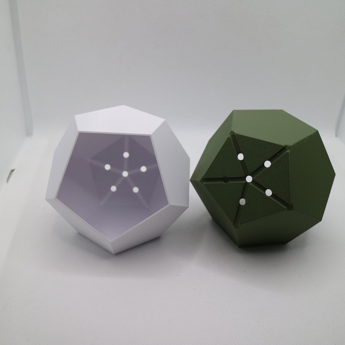 Geometric Plant pot / Planter - Pentagon - Eco-friendly, sustainable, biodegradable plastic - Gift - Present - 3D Printed - 12 colours
