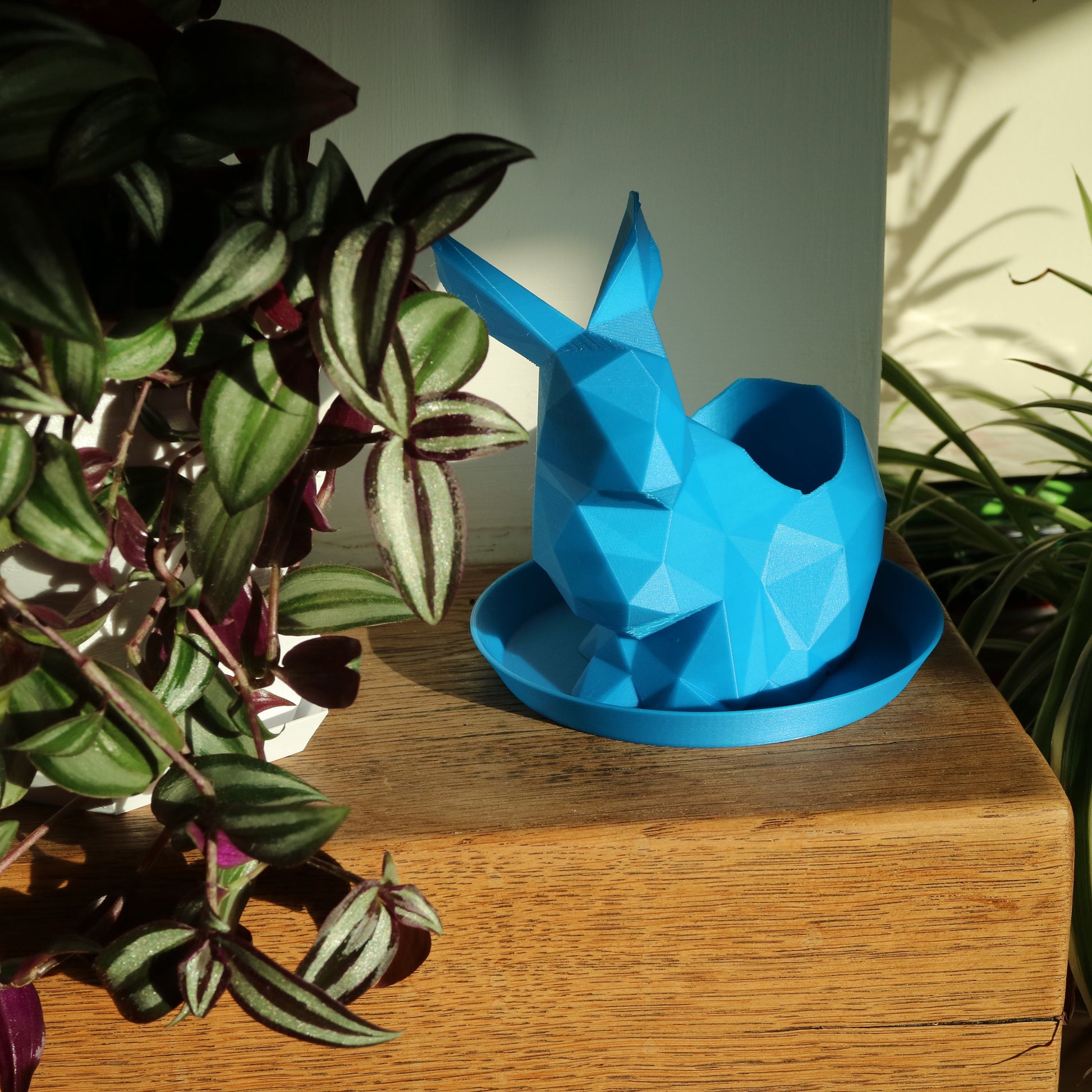 Rabbit Plant pot / Planter - Eco-friendly, sustainable, biodegradable plastic - Gift - Present - 3D Printed - 14 colours