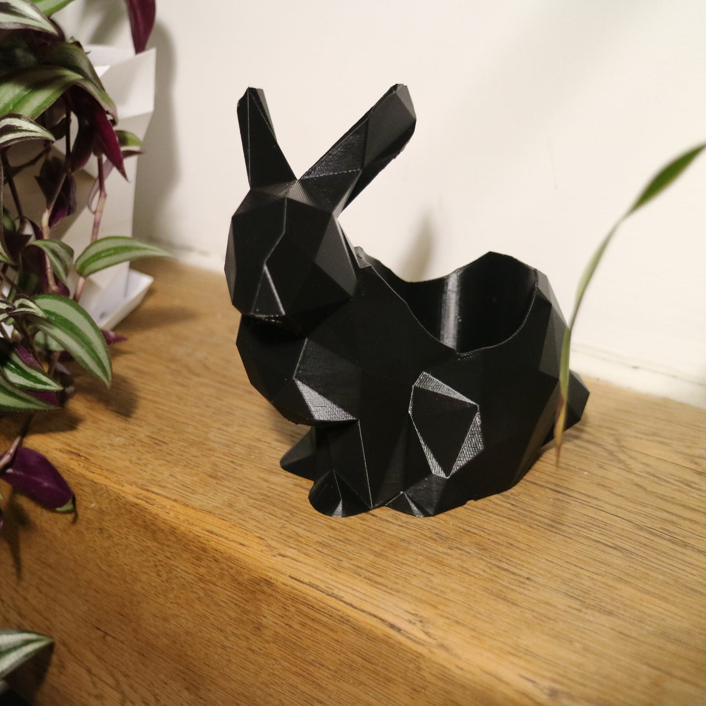Rabbit Plant pot / Planter - Eco-friendly, sustainable, biodegradable plastic - Gift - Present - 3D Printed - 14 colours
