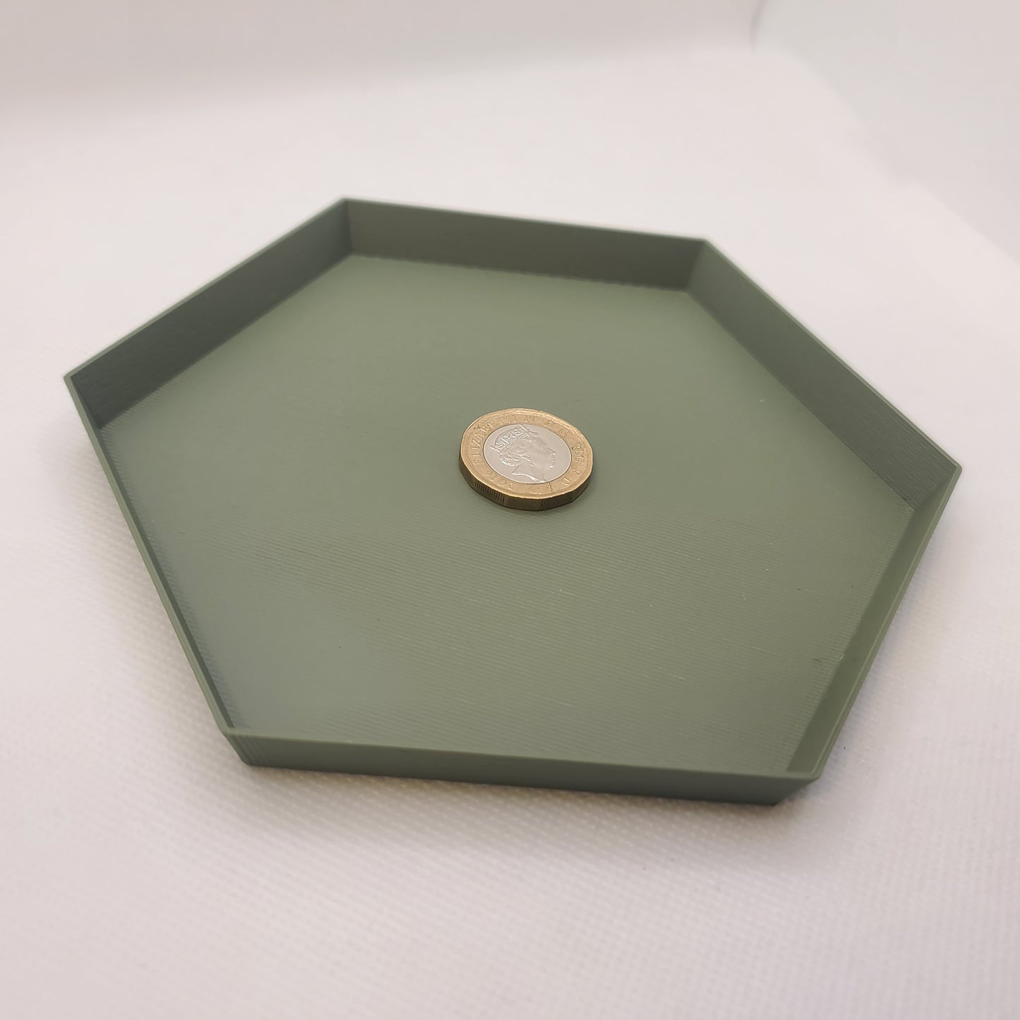 Hexagonal Drainage trays (Set of 3) for plant pot, 12 colours, Small-Large (50-200mm) Eco-friendly plastic - Gift - Present - 3D Printed