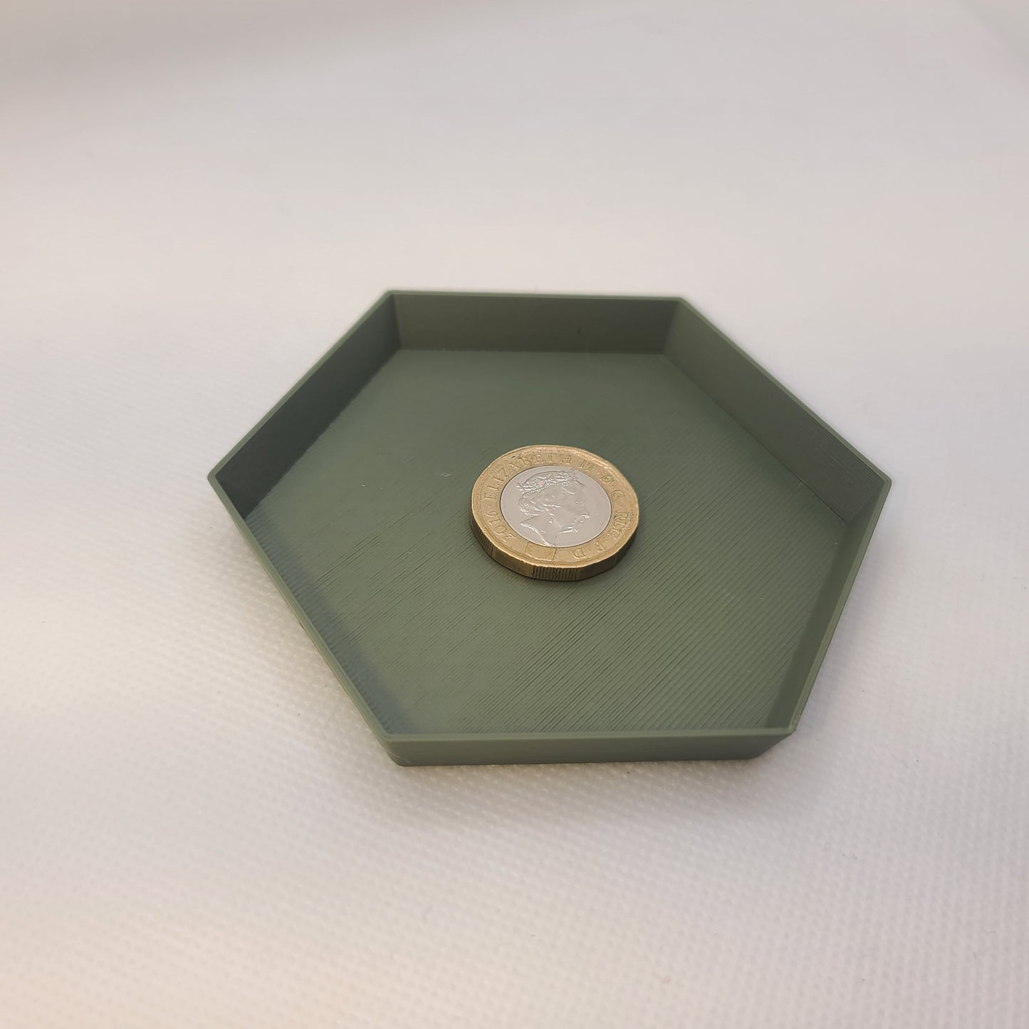 Hexagonal Drainage trays (Set of 3) for plant pot, 12 colours, Small-Large (50-200mm) Eco-friendly plastic - Gift - Present - 3D Printed