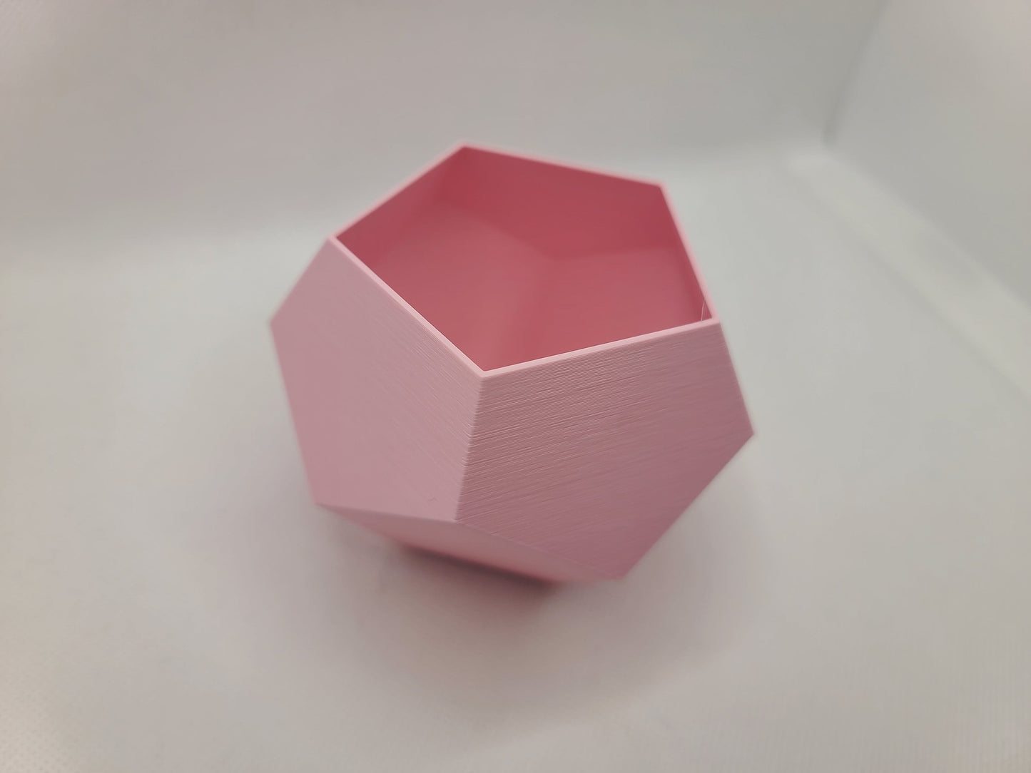 Geometric Plant pot / Planter - Pentagon - Eco-friendly, sustainable, biodegradable plastic - Gift - Present - 3D Printed - 12 colours