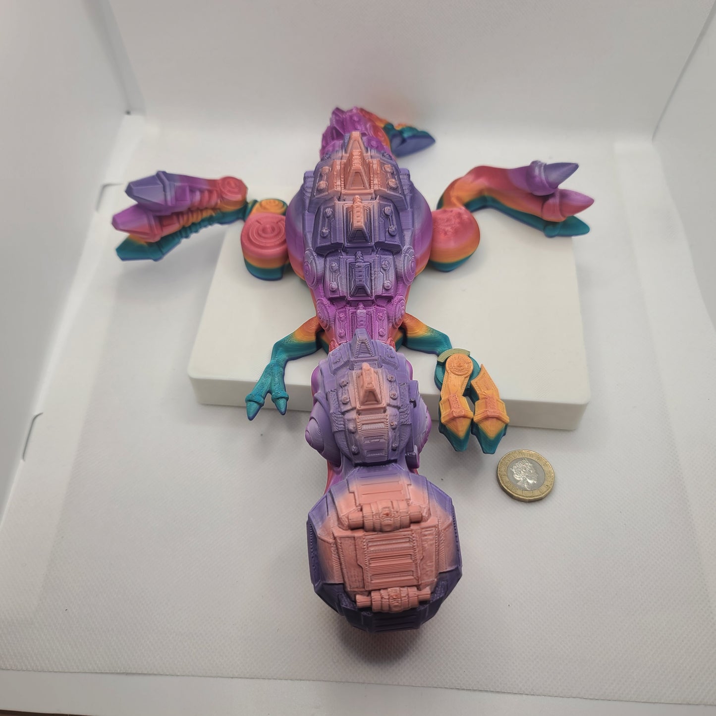 Flexible T-Rex toy - Articulated figurine - Sustainable bio-plastic - Gift - Present - 3D Printed - 14 colour options