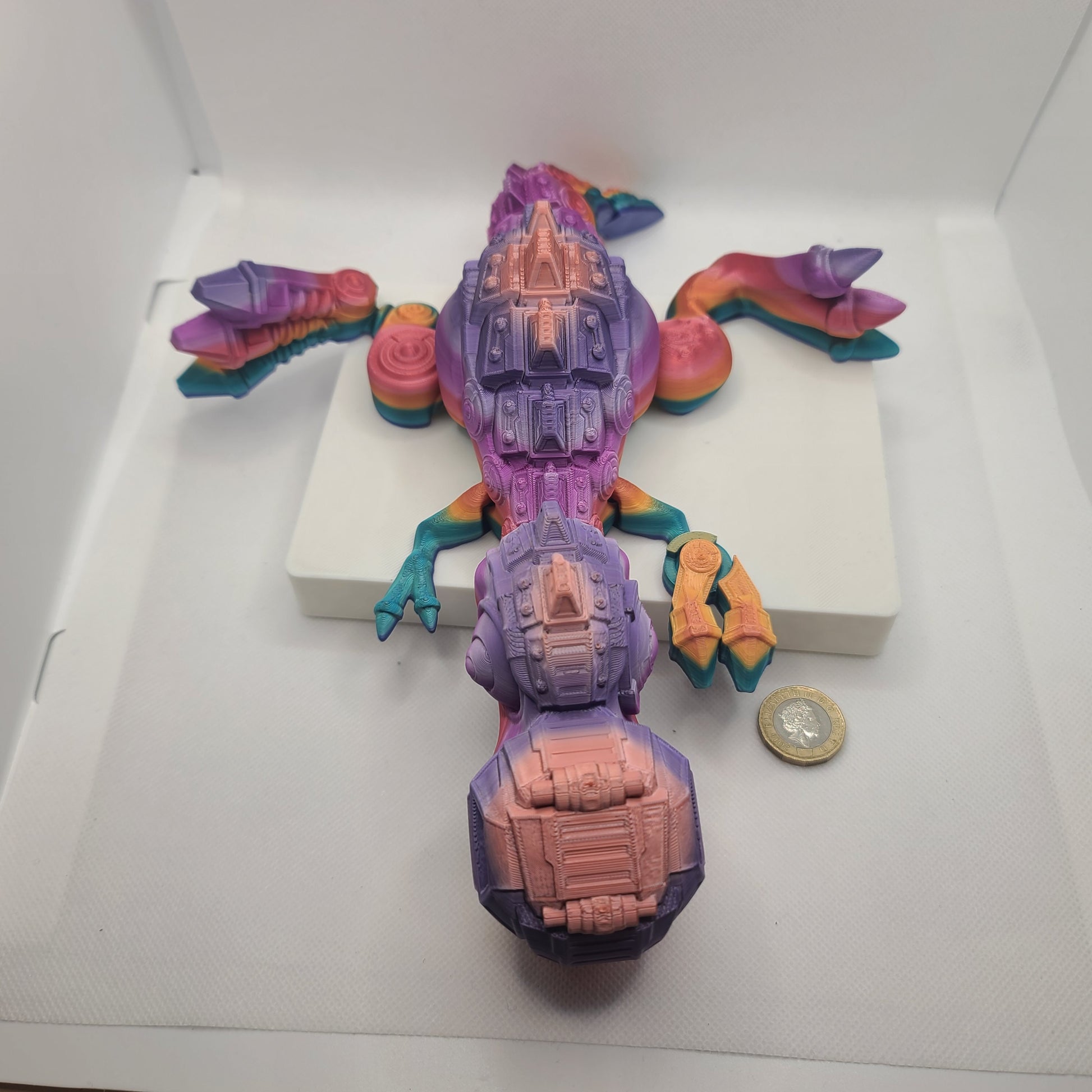 Flexible T-Rex toy - Articulated figurine - Sustainable bio-plastic - Gift - Present - 3D Printed - 14 colour options