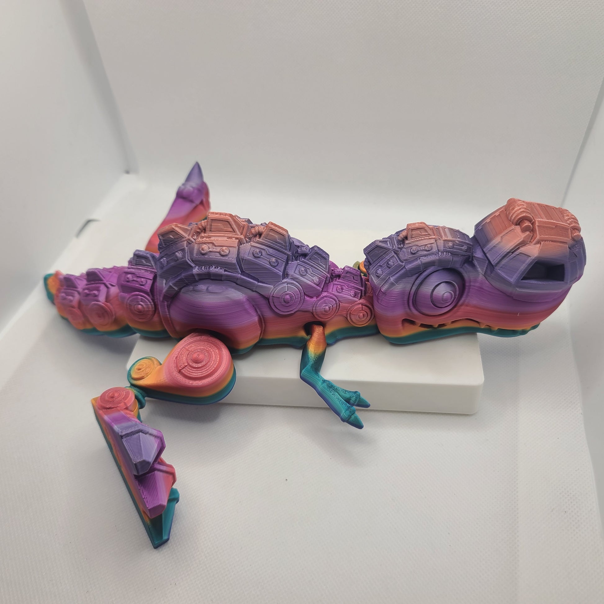 Flexible T-Rex toy - Articulated figurine - Sustainable bio-plastic - Gift - Present - 3D Printed - 14 colour options