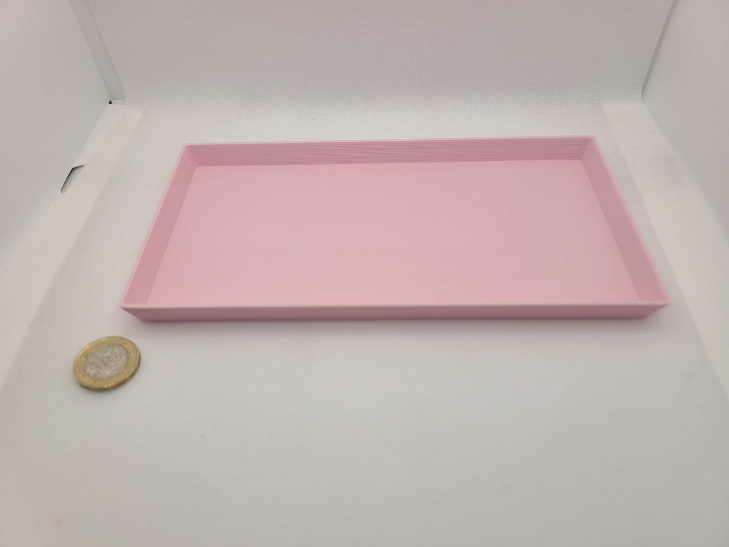 Rectangular drainage trays (set of 3) for plant pots, 12 Colours, Small-Large (100-240mm) Eco-friendly plastic - Gift - Present - 3D Printed