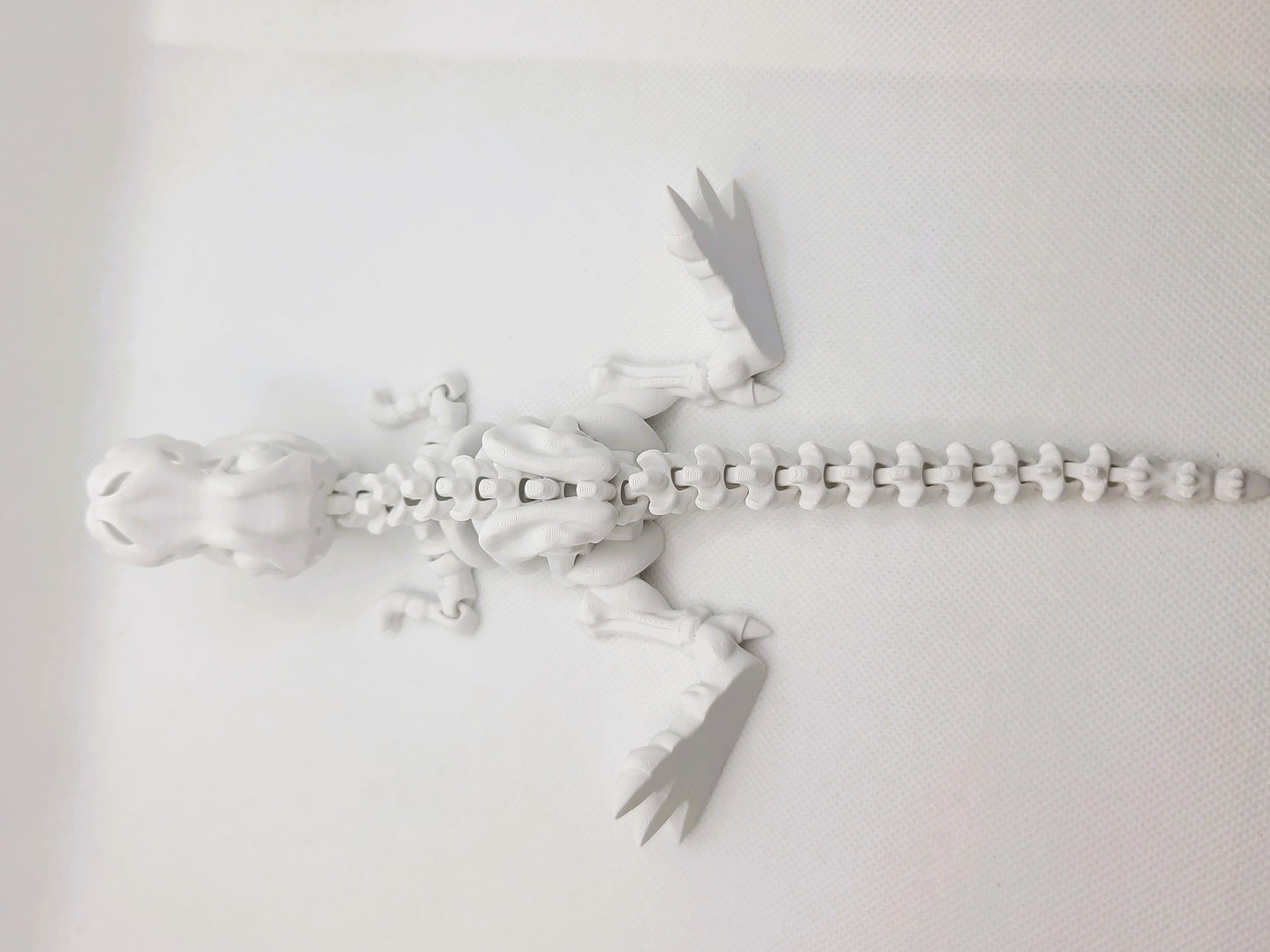 Flexible Skeleton T-Rex toy - Articulated figurine - Sustainable bio-plastic - Gift - Present - 3D Printed - 14 colour options