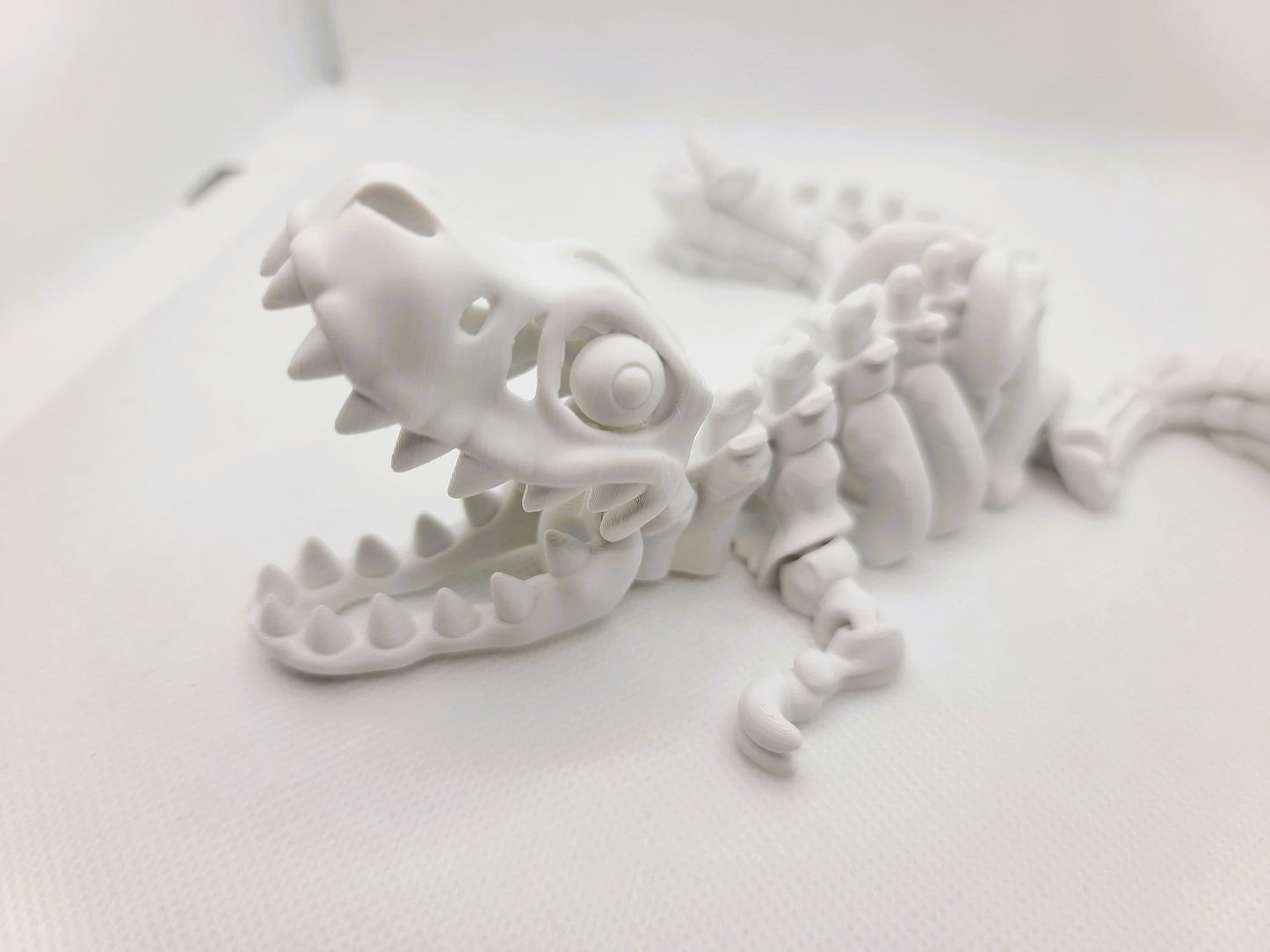 Flexible Skeleton T-Rex toy - Articulated figurine - Sustainable bio-plastic - Gift - Present - 3D Printed - 14 colour options