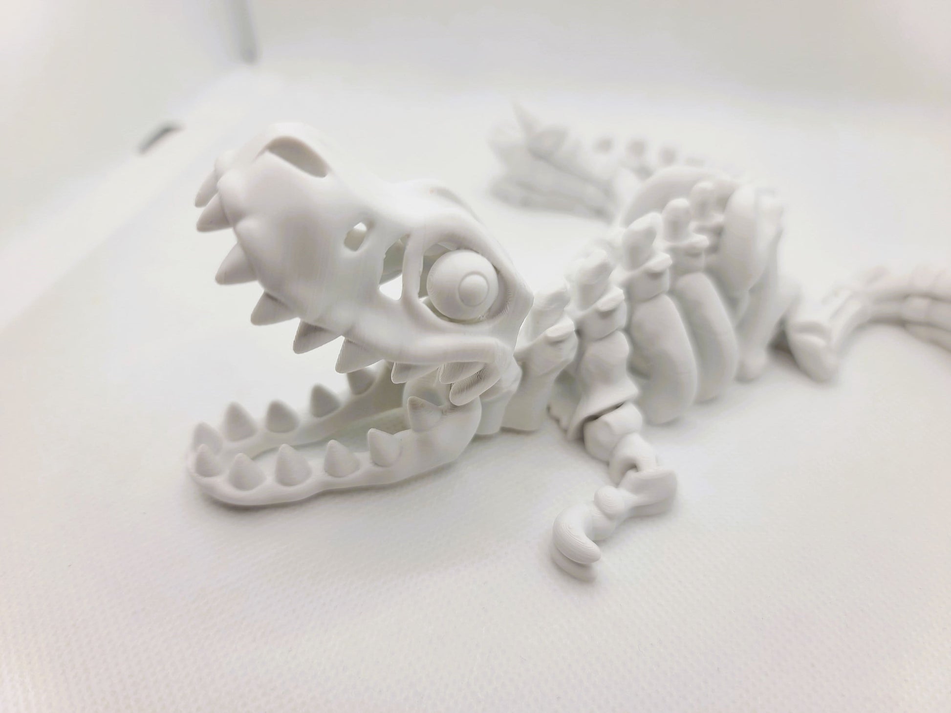 Flexible Skeleton T-Rex toy - Articulated figurine - Sustainable bio-plastic - Gift - Present - 3D Printed - 14 colour options